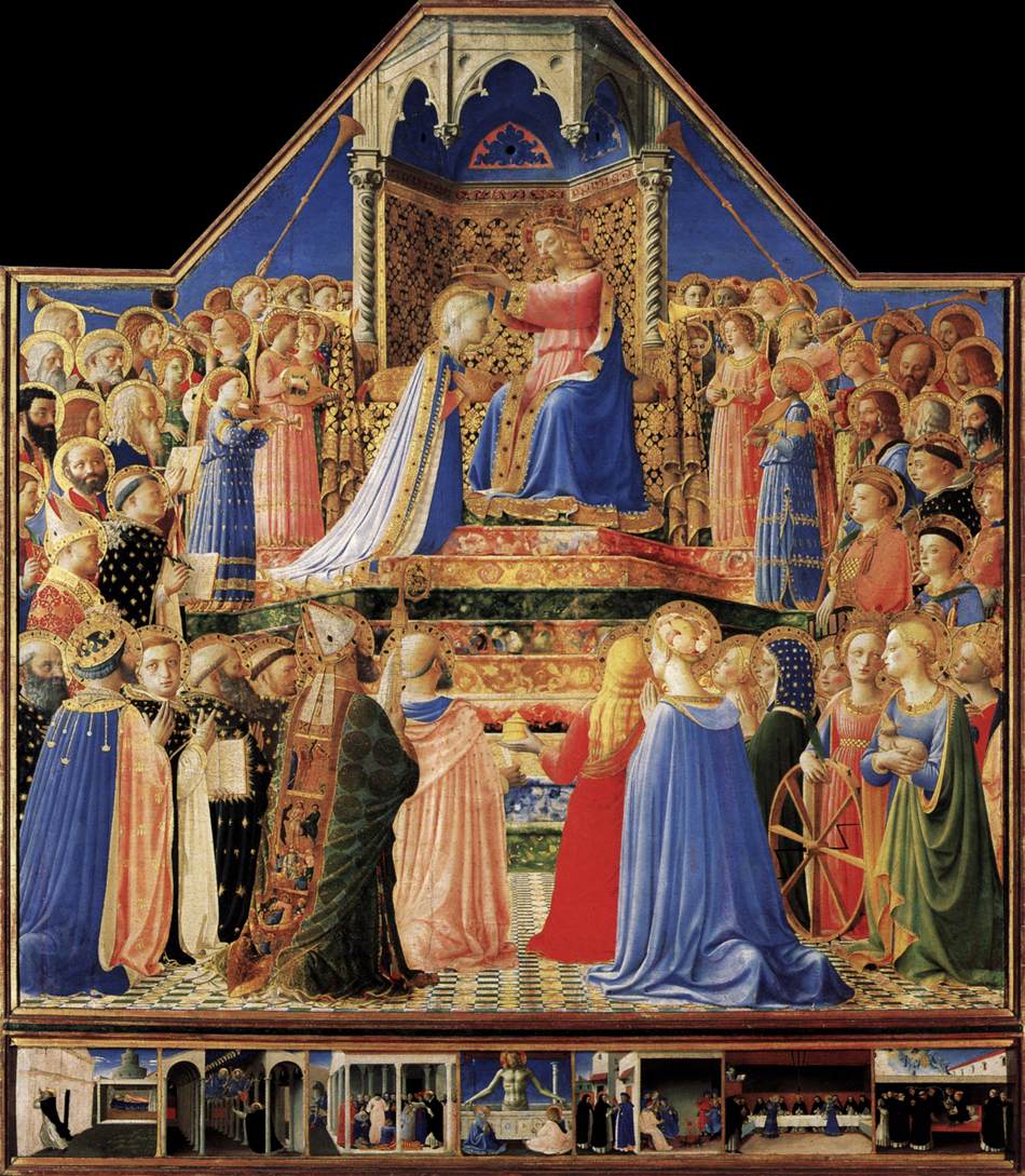 Fra Angelico, Marienkrönung, um 1432, Louvre